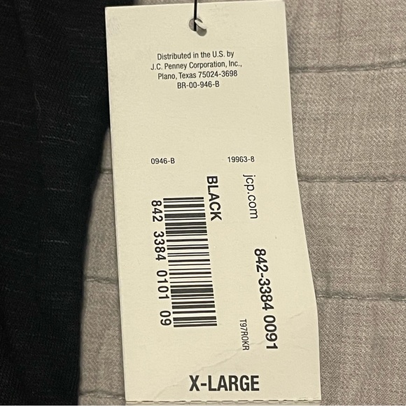 a.n.a. Solid Black Shirt with Faux Suede Grommet Shoulder Size XL - Picture 6 of 9